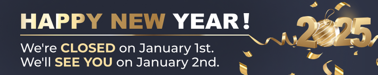 We're closed on January 1st. We'll see you on January 2nd | Honest-1 Auto Care Loveland